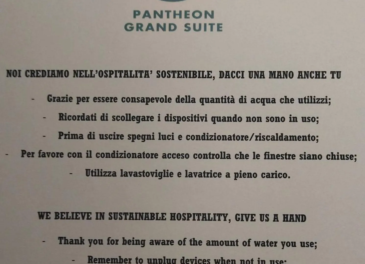 Pantheon Grand Suite Rome Italie
